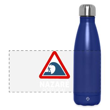 Nazare (dark) - Panoramic Thermal Bottle 500 ml - dark blue  - Front