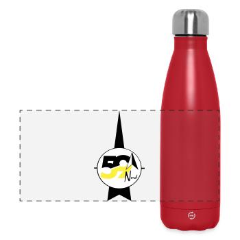 59 Nord-Logo - Panorama Isolierflasche 500 ml - Rot - Vorne
