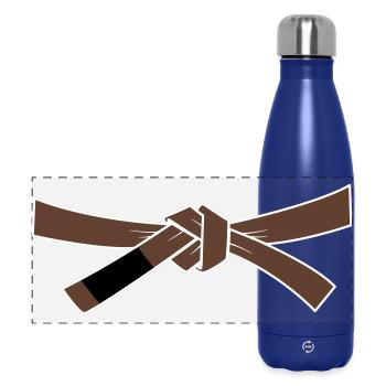 Brownbelt - Brown belt - Panoramic Thermal Bottle 500 ml - dark blue  - Front
