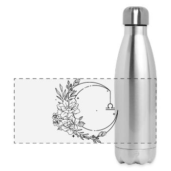 Libra astrology - Panoramic Thermal Bottle 500 ml - silver - Front