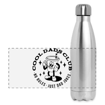 Cool Dads Club - Panoramic Thermal Bottle 500 ml - silver - Front