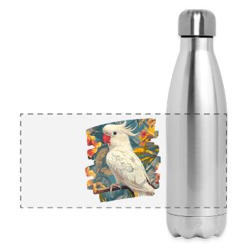 Kakadu - Panorama Isolierflasche 500 ml - Lightsilver - Vorne