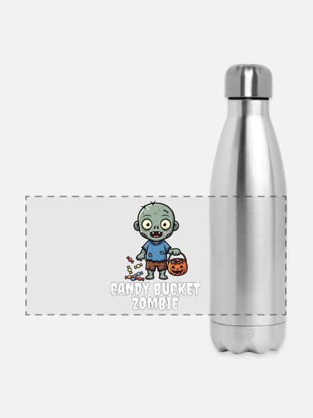 CANDY BUCKET ZOMBIE - ZOMBIE HALLOWEEN - Panorama Isolierflasche 500 ml - Lightsilver
