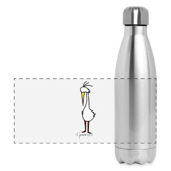 Roofbird © Chyropterum Innoxius - Panoramic Thermal Bottle 500 ml - silver - Front