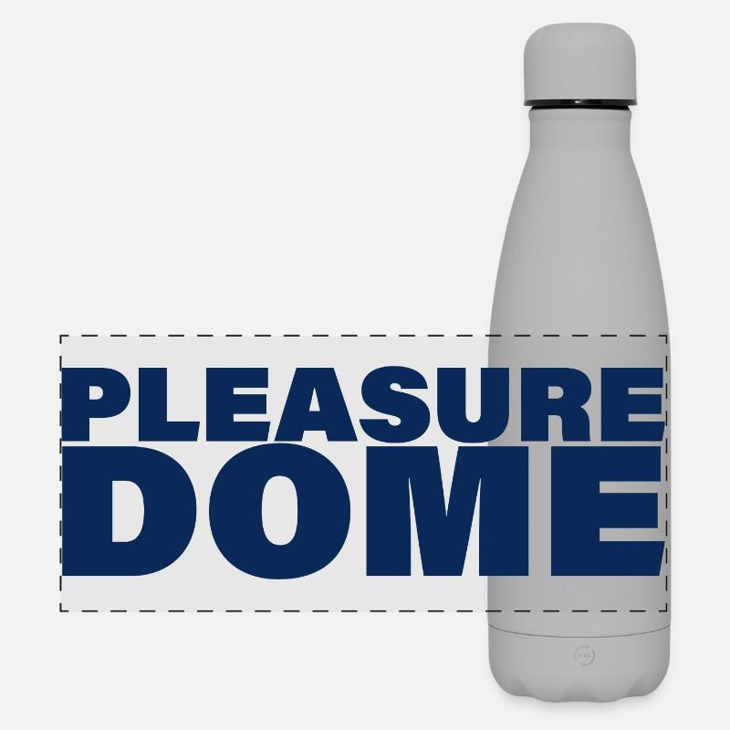 PLEASURE DOME - Matte Panoramic Thermal Bottle 500 ml - grey