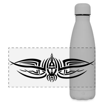 Tribal 2 par Helfspawn - Gourde isotherme panoramique mate 500 ml - gris - Devant