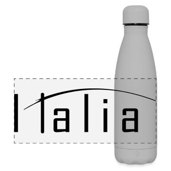 Italia - Gourde isotherme panoramique mate 500 ml - gris - Devant