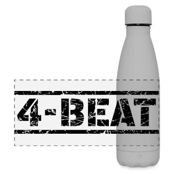 4 Beat - Matte Panoramic Thermal Bottle 500 ml - grey - Front