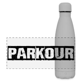 parkour - Matte Panoramic Thermal Bottle 500 ml - grey - Front
