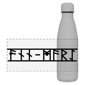 Ann-Mari - Matte Panorama Isolierflasche 500 ml - Grau - Vorne