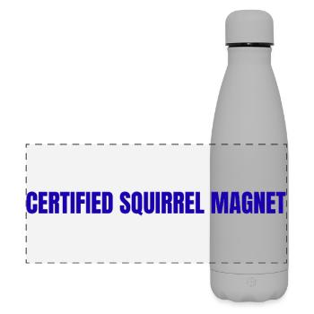 Unique - Matte Panoramic Thermal Bottle 500 ml - grey - Front