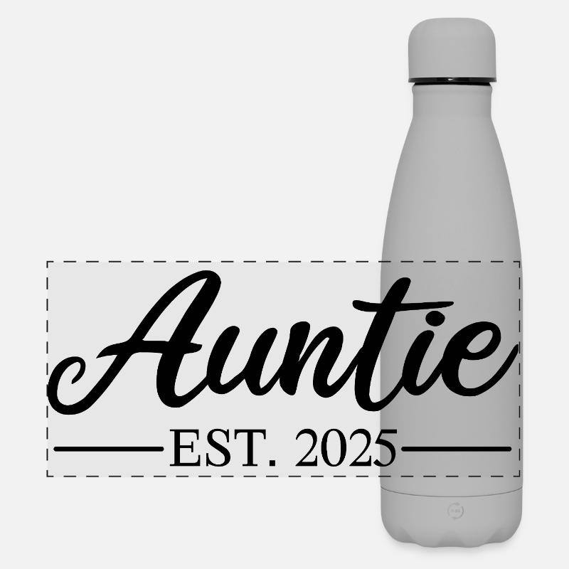 AUNTIE 2025 - Matte Panoramic Thermal Bottle 500 ml - grey