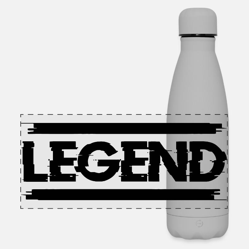 LAYING - Matte Panoramic Thermal Bottle 500 ml - grey
