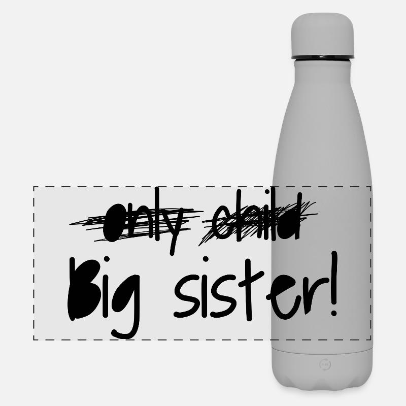 Big sister - Matte Panoramic Thermal Bottle 500 ml - grey