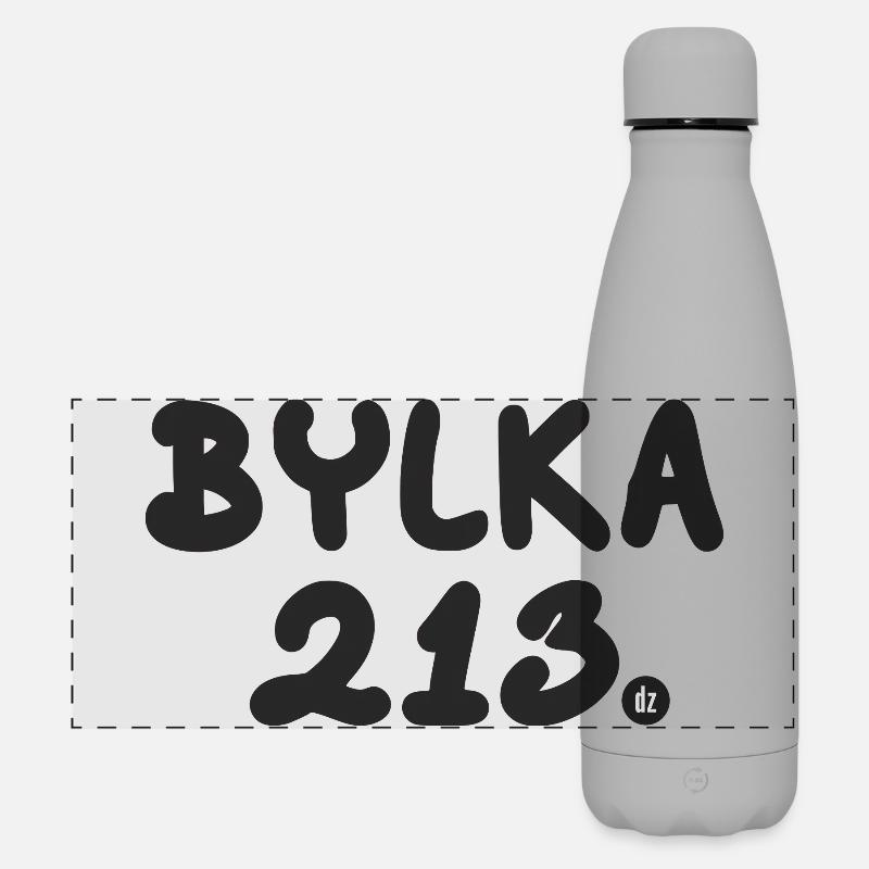 BYLKA 213 dz - Matte Panoramic Thermal Bottle 500 ml - grey