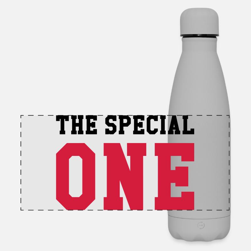 The Special One - Matte Panorama Isolierflasche 500 ml - Grau