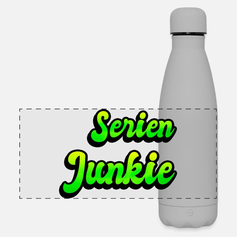 Series Junkie - Matte Panoramic Thermal Bottle 500 ml - grey