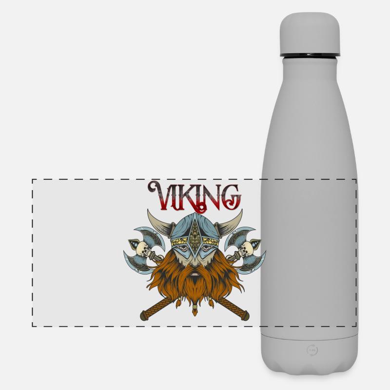 Viking - Matte Panoramic Thermal Bottle 500 ml - grey