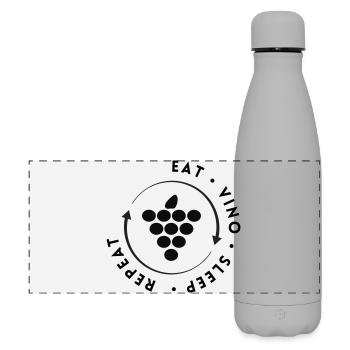 Bacchus' Legacy - Matte Panoramic Thermal Bottle 500 ml - grey - Front