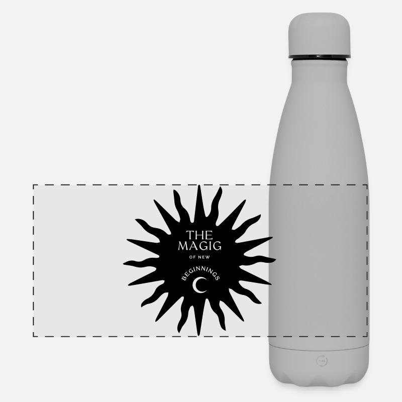 Magic of New Beginnings - Matte Panoramic Thermal Bottle 500 ml - grey