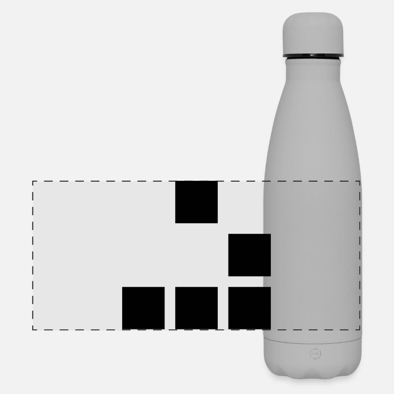 Glider - Matte Panoramic Thermal Bottle 500 ml - grey