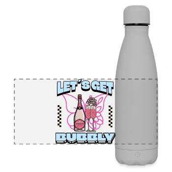 Let's Get Bubbly – Prosecco Spritz Vibes, Bachelor Party - Matte Panoramic Thermal Bottle 500 ml - grey - Front