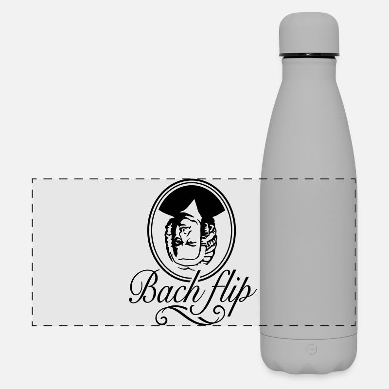 Bach Flip - Matte Panorama Isolierflasche 500 ml - Grau