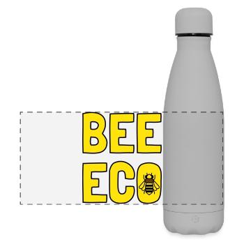 Bee Eco Bee Yellow Pollen - Matte Panoramic Thermal Bottle 500 ml - grey - Front