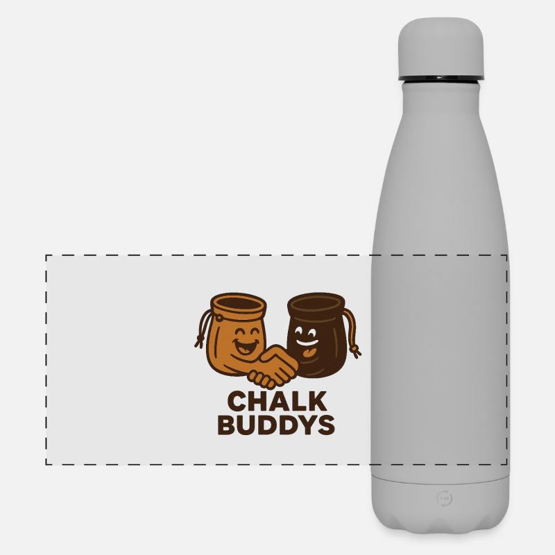 Chalk Buddies - Matte Panoramic Thermal Bottle 500 ml - grey