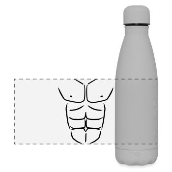 Sixpack Six pack Abs - Matte Panorama Isolierflasche 500 ml - Grau - Vorne