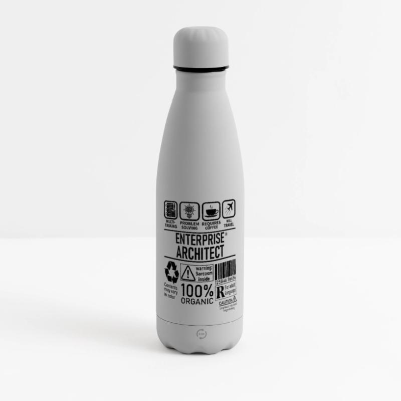 Enterprise Architect multi tasking problem solving Matte Panorama Isolierflasche 500 ml