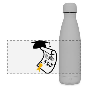 Master 2026 - Gourde isotherme panoramique mate 500 ml - gris - Devant