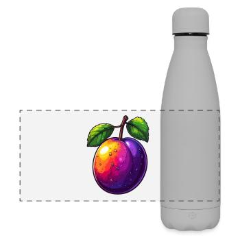 Plum - Matte Panoramic Thermal Bottle 500 ml - grey - Front
