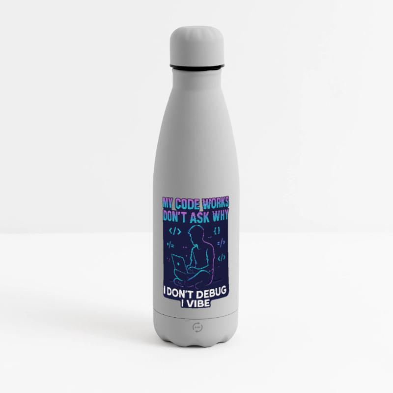 Mon code fonctionne Ne demande pas pourquoi – programmation drôle Gourde isotherme panoramique mate 500 ml