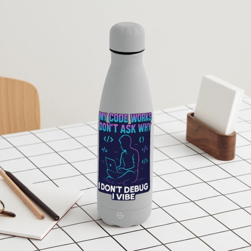 Mon code fonctionne Ne demande pas pourquoi – programmation drôle Gourde isotherme panoramique mate 500 ml