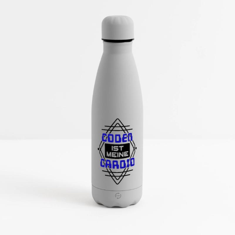 Softwareentwickler Developer Cooler Spruch Coden Matte Panorama Isolierflasche 500 ml