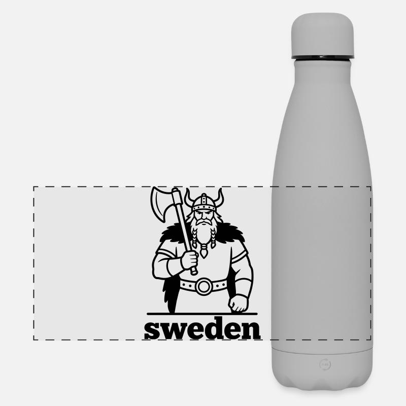 Sweden - Matte Panoramic Thermal Bottle 500 ml - grey