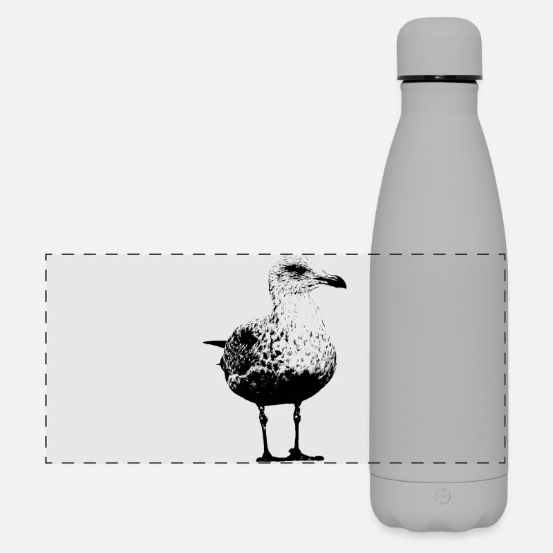 Gull - Matte Panoramic Thermal Bottle 500 ml - grey