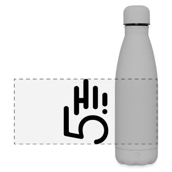 HI5 hi five - Matte Panoramic Thermal Bottle 500 ml - grey - Front