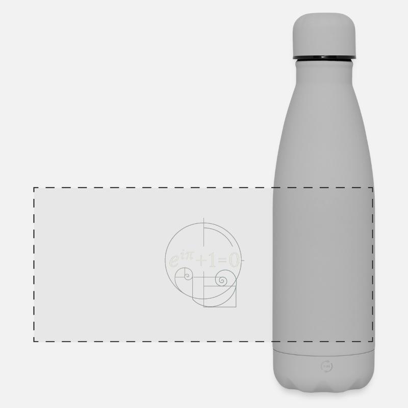 Euler's Beauty – The most beautiful formula - Matte Panoramic Thermal Bottle 500 ml - grey