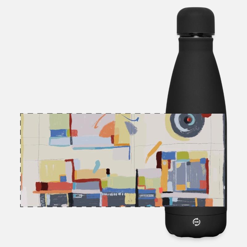 Notes from a Threshold - Gourde isotherme panoramique mate 500 ml - noir