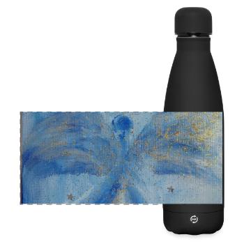 Archange Michel - Gourde isotherme panoramique mate 500 ml - noir - Devant