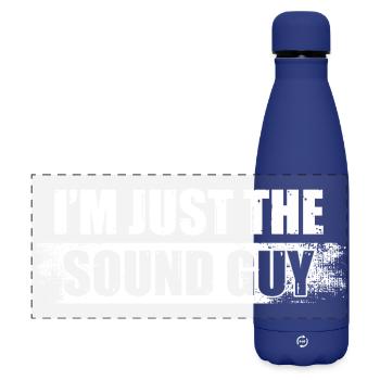 I'm just the sound guy Sound Engineer - Matte Panoramic Thermal Bottle 500 ml - dark blue  - Front