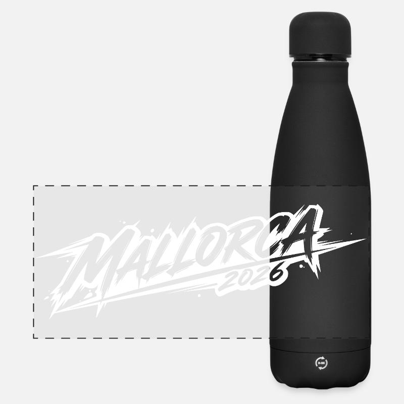 Mallorca 2026 - Matte Panoramic Thermal Bottle 500 ml - black