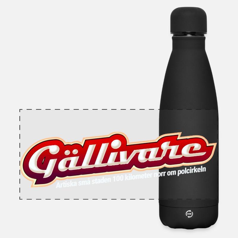 GALLIVARE - Matte Panoramic Thermal Bottle 500 ml - black