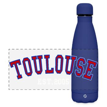Toulouse Est. 2005 - Matte Panoramic Thermal Bottle 500 ml - dark blue  - Front