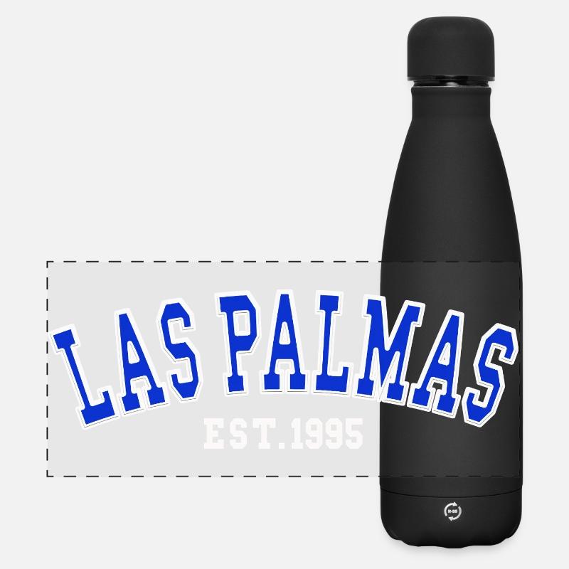 Las Palmas Est. 1995 - Matte Panoramic Thermal Bottle 500 ml - black