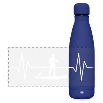 Stand Up Paddling - Matte Panoramic Thermal Bottle 500 ml - dark blue  - Front