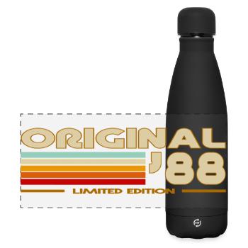 1988 - Matte Panoramic Thermal Bottle 500 ml - black - Front