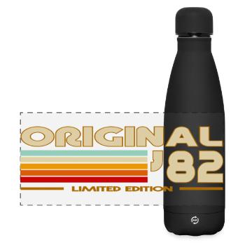 1982 - Matte Panorama Isolierflasche 500 ml - Schwarz - Vorne